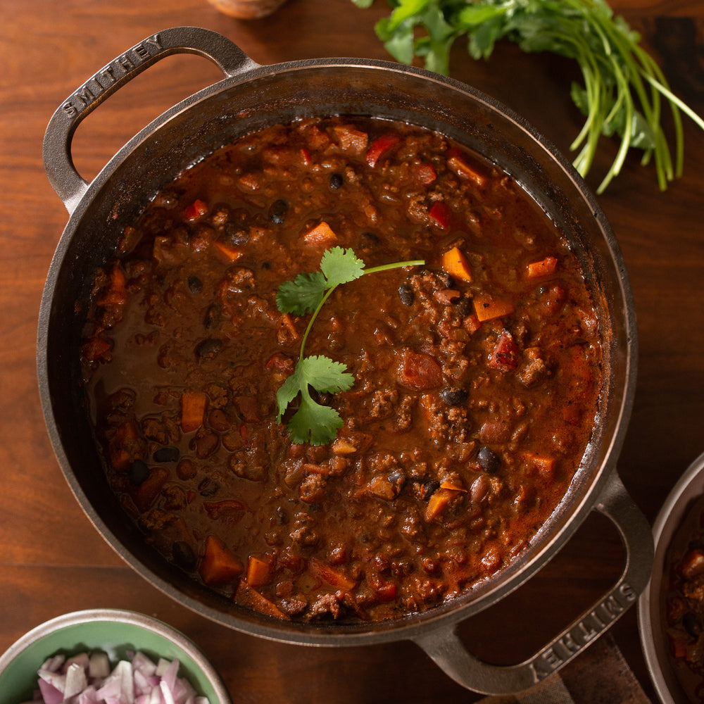 Bison Sweet Potato Chili by Wild Idea Buffalo Co.