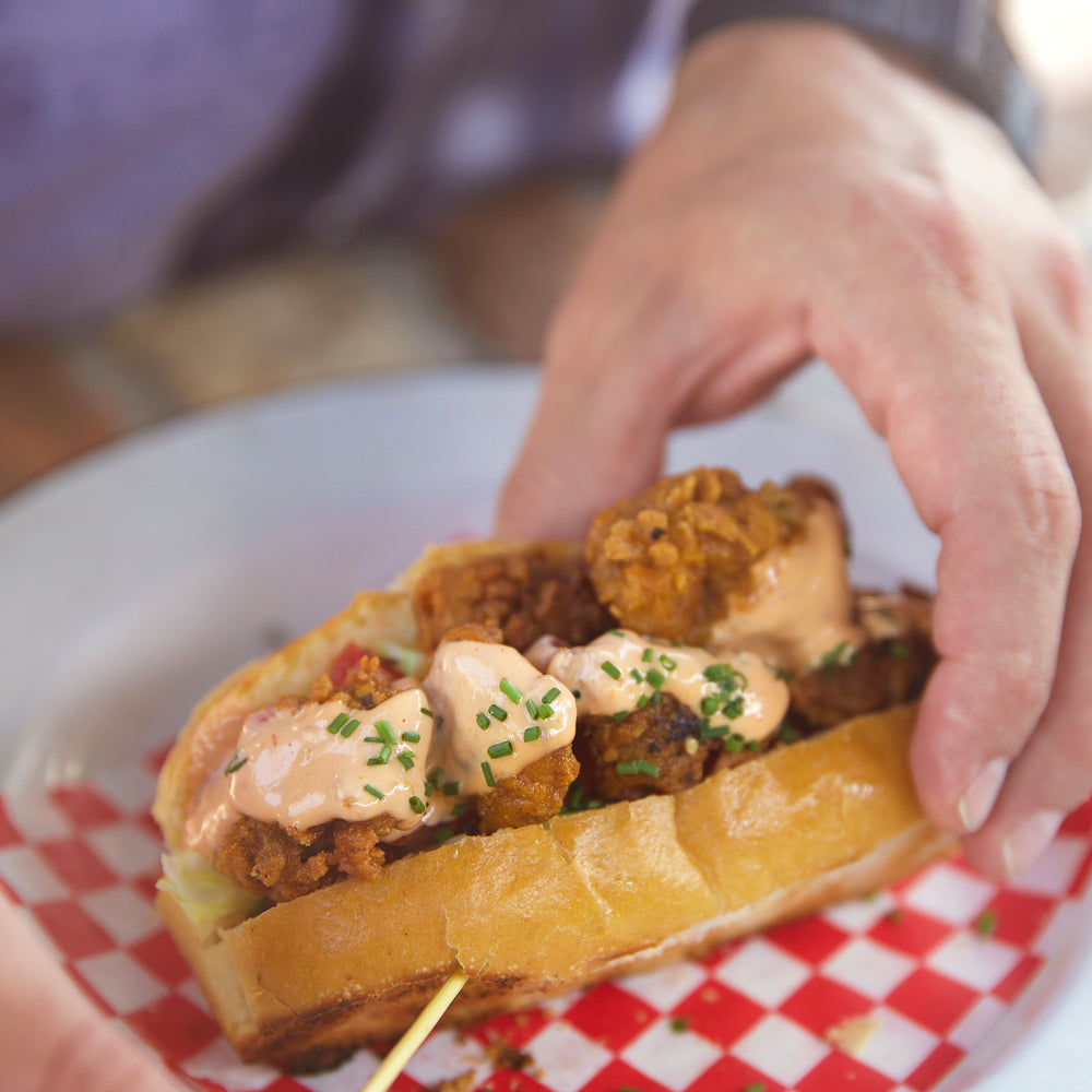 Leon's Fried Oyster Roll